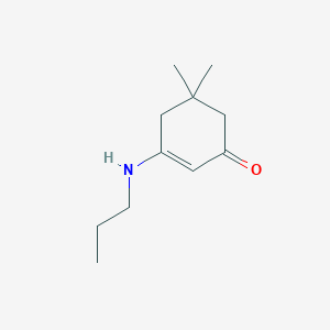 molecular formula C11H19NO B184177 5,5-Dimethyl-3-(n-propylamino)cyclohex-2-en-1-one CAS No. 56570-54-8