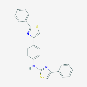 2-Thiazolamine, 4-phenyl-N-(4-(2-phenyl-4-thiazolyl)phenyl)-