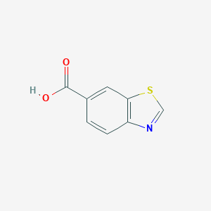 molecular formula C8H5NO2S B184203 Benzothiazole-6-carboxylic acid CAS No. 3622-35-3