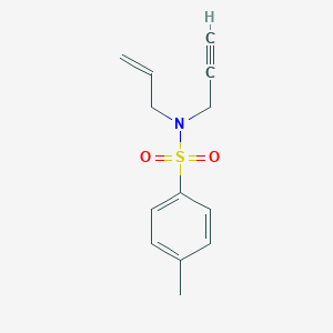 molecular formula C13H15NO2S B184211 Benzenesulfonamide, 4-methyl-N-2-propenyl-N-2-propynyl- CAS No. 133886-40-5