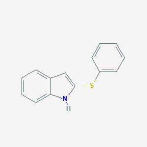 molecular formula C14H11NS B184213 1H-Indole, 2-(phenylthio)- CAS No. 120517-31-9