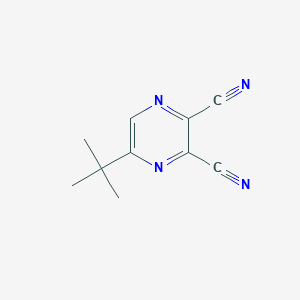 molecular formula C10H10N4 B184223 5-(Tert-butyl)pyrazine-2,3-dicarbonitrile CAS No. 51440-69-8