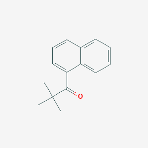 molecular formula C15H16O B184225 1-Propanone, 2,2-dimethyl-1-(1-naphthalenyl)- CAS No. 25540-73-2