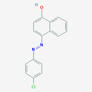 molecular formula C16H11ClN2O B184233 1-Naphthalenol, 4-[(4-chlorophenyl)azo]- CAS No. 7252-64-4