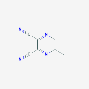 molecular formula C7H4N4 B184234 2,3-Dicyano-5-methylpyrazine CAS No. 52197-12-3