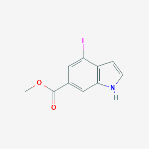 molecular formula C10H8INO2 B184247 methyl 4-iodo-1H-indole-6-carboxylate CAS No. 597562-19-1