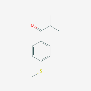 molecular formula C11H14OS B184254 P-(Methylthio)isobutyrophenone CAS No. 53207-58-2