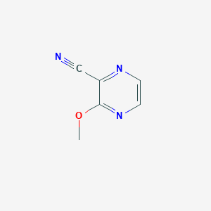 molecular formula C6H5N3O B184256 3-Methoxypyrazine-2-carbonitrile CAS No. 75018-05-2