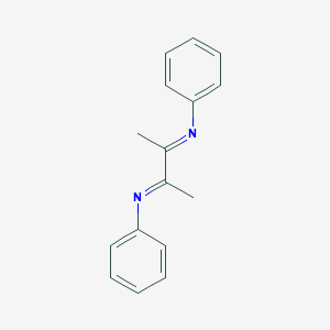 molecular formula C16H16N2 B184257 2,3-Dimethyl-1,4-diphenyl-1,4-diazabuta-1,3-dien CAS No. 5393-49-7