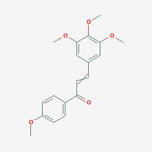 molecular formula C19H20O5 B018427 1-(4-METHOXYPHENYL)-3-(3,4,5-TRIMETHOXYPHENYL)PROP-2-EN-1-ONE CAS No. 105686-91-7