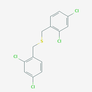 molecular formula C14H10Cl4S B184270 2,4-Dichloro-1-(((2,4-dichlorobenzyl)thio)methyl)benzene CAS No. 6295-41-6