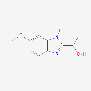 molecular formula C10H12N2O2 B184272 1-(5-Methoxy-1H-benzoimidazol-2-yl)-ethanol CAS No. 18046-39-4