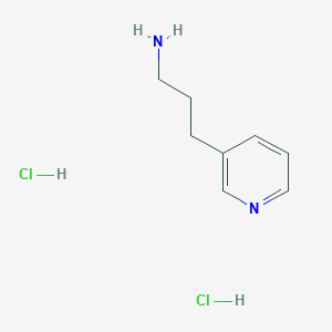 molecular formula C8H14Cl2N2 B184276 3-Pyridinepropanamine dihydrochloride CAS No. 115816-04-1