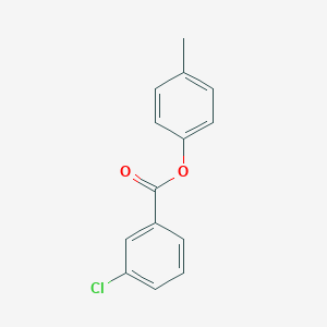 molecular formula C14H11ClO2 B184277 4-Methylphenyl 3-chlorobenzoate CAS No. 6280-49-5