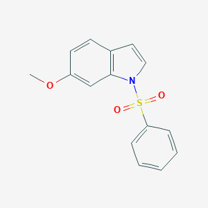 molecular formula C15H13NO3S B184278 6-methoxy-1-(phenylsulfonyl)-1H-indole CAS No. 56995-13-2