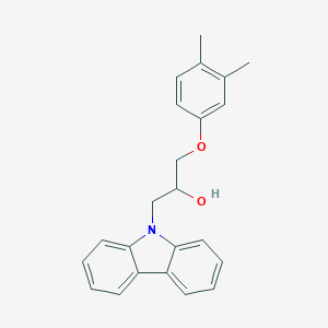 molecular formula C23H23NO2 B184281 1-Carbazol-9-yl-3-(3,4-dimethylphenoxy)propan-2-ol CAS No. 6139-16-8