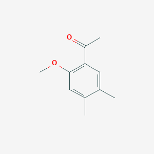 molecular formula C11H14O2 B184297 1-(2-Methoxy-4,5-dimethylphenyl)ethanone CAS No. 91969-74-3