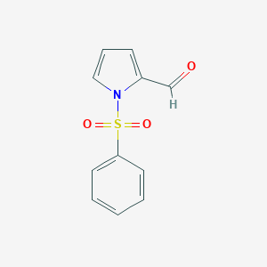 molecular formula C11H9NO3S B184307 1-(Phenylsulfonyl)-1H-pyrrole-2-carbaldehyde CAS No. 86688-93-9