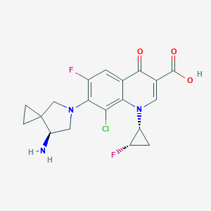 molecular formula C19H18ClF2N3O3 B184308 西他弗沙星 CAS No. 163157-04-8