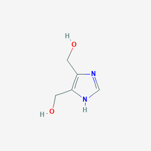 molecular formula C5H8N2O2 B184310 1H-Imidazole-4,5-dimethanol CAS No. 33457-48-6