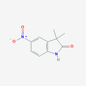 molecular formula C10H10N2O3 B184323 3,3-Dimethyl-5-nitroindolin-2-one CAS No. 100511-00-0