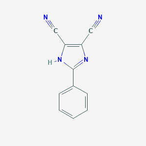 molecular formula C11H6N4 B184330 2-phenyl-1H-imidazole-4,5-dicarbonitrile CAS No. 50847-06-8
