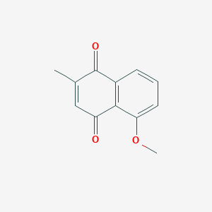 molecular formula C12H10O3 B184334 5-Methoxy-2-methylnaphthalene-1,4-dione CAS No. 22266-99-5