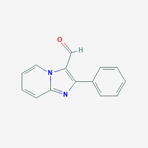 B184341 2-Phenylimidazo[1,2-a]pyridine-3-carbaldehyde CAS No. 3672-39-7