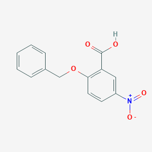 molecular formula C14H11NO5 B184342 2-(苄氧基)-5-硝基苯甲酸 CAS No. 874523-84-9