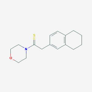 B184344 4-((5,6,7,8-Tetrahydro-2-naphthyl)thioacetyl)morpholine CAS No. 5452-58-4