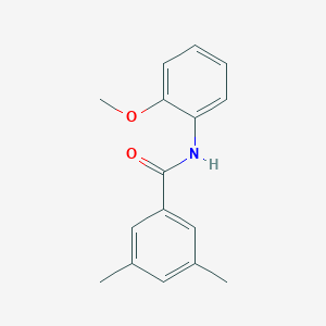 molecular formula C16H17NO2 B184363 N-(2-methoxyphenyl)-3,5-dimethylbenzamide CAS No. 724429-81-6