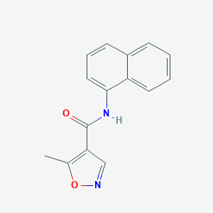 5-methyl-N-(1-naphthyl)-4-isoxazolecarboxamide