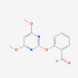 Benzaldehyde, 2-[(4,6-dimethoxy-2-pyrimidinyl)oxy]-