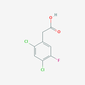 molecular formula C8H5Cl2FO2 B184380 2,4-Dichloro-5-fluorophenylacetic acid CAS No. 10129-77-8