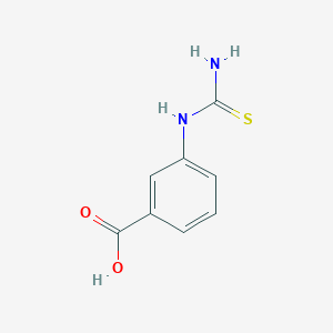 molecular formula C8H8N2O2S B184383 1-(3-Carboxyphenyl)-2-thiourea CAS No. 37182-75-5