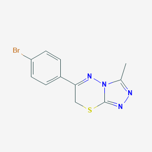 6-(4-bromophenyl)-3-methyl-7H-[1,2,4]triazolo[3,4-b][1,3,4]thiadiazine