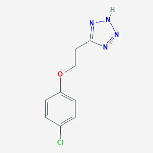 molecular formula C9H9ClN4O B184386 1H-Tetrazole, 5-(2-(4-chlorophenoxy)ethyl)- CAS No. 76167-89-0