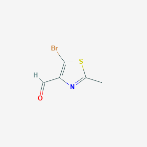molecular formula C5H4BrNOS B184387 5-Bromo-2-methylthiazole-4-carbaldehyde CAS No. 221558-28-7