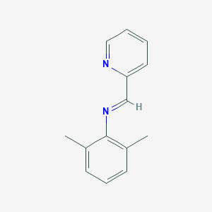 molecular formula C14H14N2 B184393 N-(2,6-dimethylphenyl)-1-pyridin-2-ylmethanimine CAS No. 29167-92-8