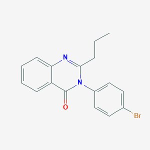4(3H)-Quinazolinone, 3-(4-bromophenyl)-2-propyl-