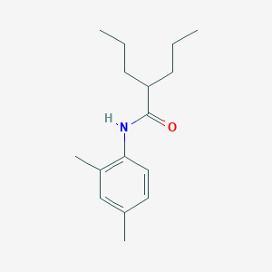 molecular formula C16H25NO B184403 Pentanamide, N-(2,4-dimethylphenyl)-2-propyl- CAS No. 4344-66-5
