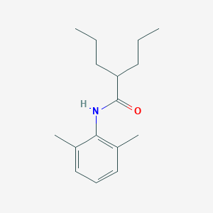 molecular formula C16H25NO B184409 Pentanamide, N-(2,6-dimethylphenyl)-2-propyl- CAS No. 4344-68-7