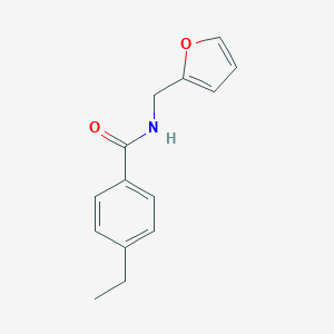 molecular formula C14H15NO2 B184411 4-ethyl-N-(furan-2-ylmethyl)benzamide CAS No. 777874-24-5