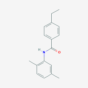 molecular formula C17H19NO B184413 N-(2,5-dimethylphenyl)-4-ethylbenzamide CAS No. 571174-68-0