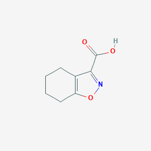 molecular formula C8H9NO3 B184420 4,5,6,7-Tetrahydro-1,2-benzoxazole-3-carboxylic acid CAS No. 90005-77-9