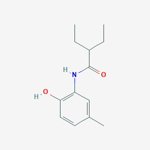 molecular formula C13H19NO2 B184421 2-ethyl-N-(2-hydroxy-5-methylphenyl)butanamide CAS No. 791840-84-1