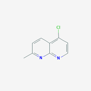 molecular formula C9H7ClN2 B184428 5-氯-2-甲基-1,8-萘啶 CAS No. 1772-45-8