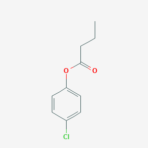 molecular formula C10H11ClO2 B184429 Butyric acid, p-chlorophenyl ester CAS No. 7476-81-5