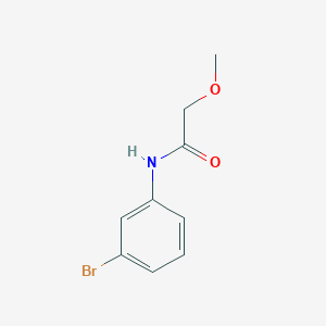 molecular formula C9H10BrNO2 B184441 N-(3-bromophenyl)-2-methoxyacetamide CAS No. 430463-83-5