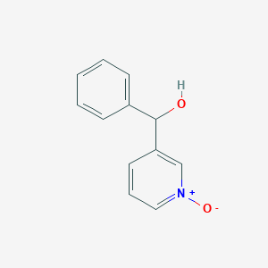 molecular formula C12H11NO2 B184444 (1-Oxidopyridin-1-ium-3-yl)-phenylmethanol CAS No. 39585-76-7